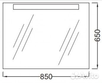 Зеркало Jacob Delafon Presquile 85