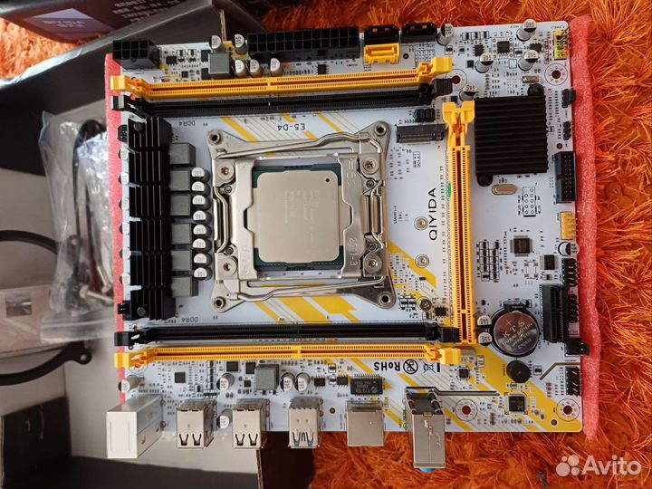 Комплект xeon E5 2630V4, 16гб озу, X99