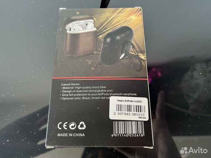 Чехол AirPods c logo