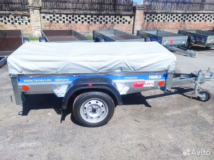 Легковой прицеп 2*1.3м с тентом