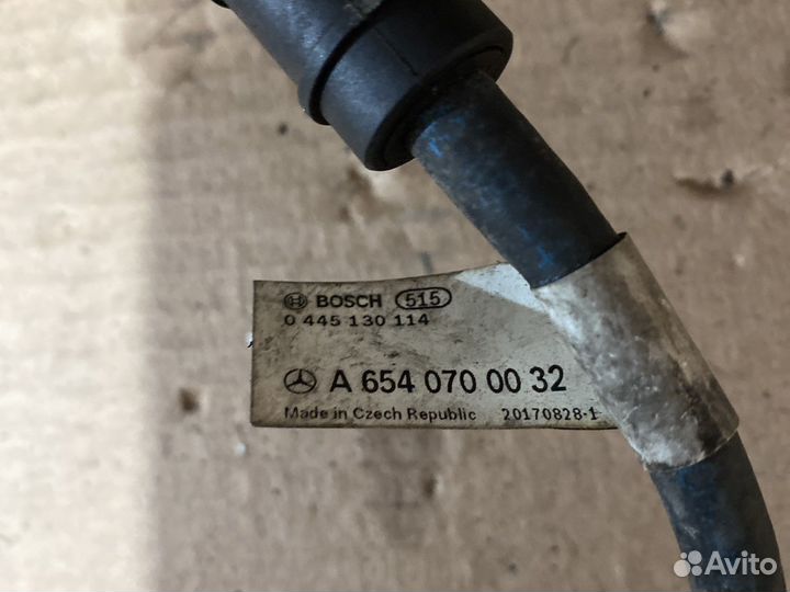 Топливные трубки Mercedes W213 2.0cdi om654