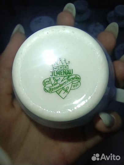 Кофейный сервиз JLMenau Graf von Henneberg Porzell