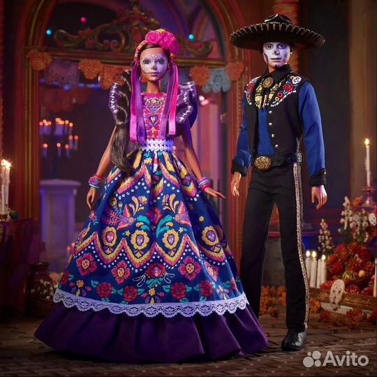 В наличии Ken и Barbie Dia De Muertos Doll 2022