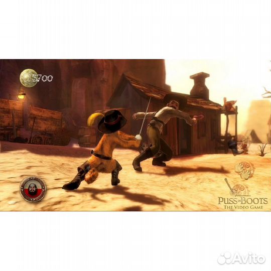 Кот в сапогах, б/у, незнач.царап. (PS3)