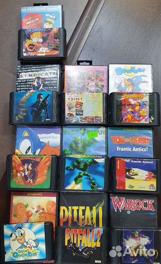 Sega Mega drive картриджи