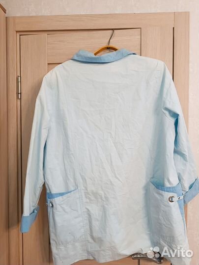 Плащ ветровка удлиненная большой размер