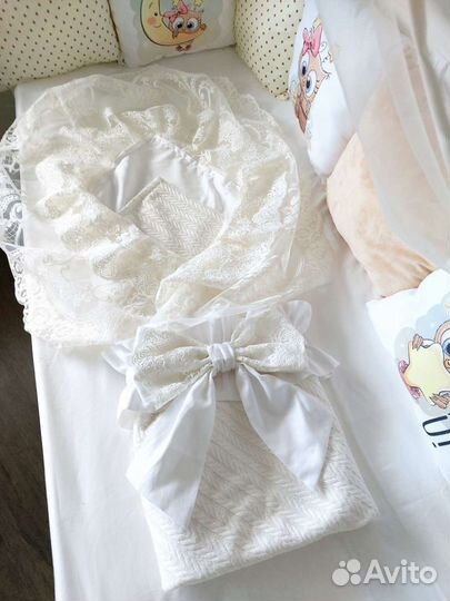 Конверт плед на выписку сатин