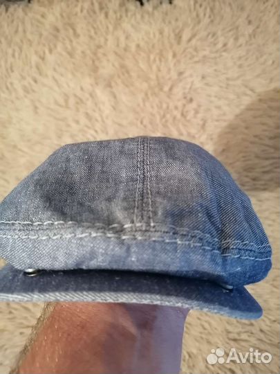 Джинсовая кепка хулиганка