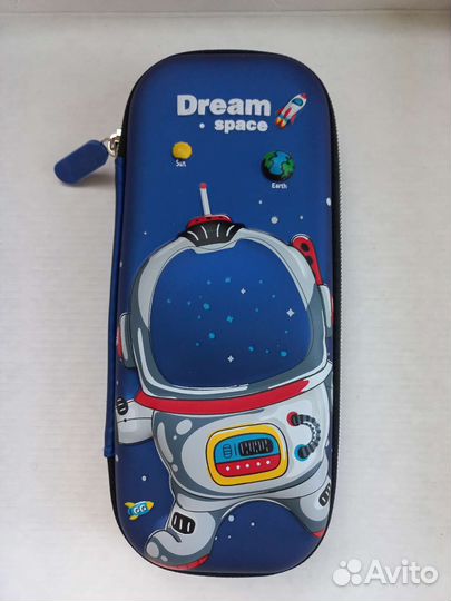 Пенал каркасный объемный рисунок 3D