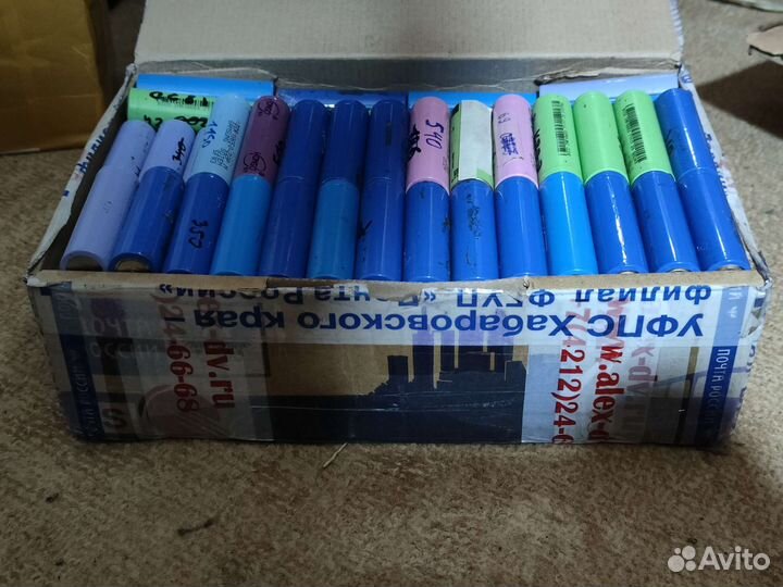 Аккумуляторы 18650 170шт