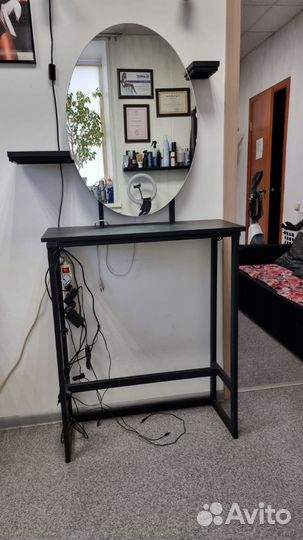 Парикмахерское зеркало бу лофт