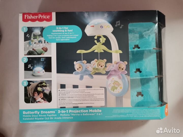 Мобиль на кроватку fisher price