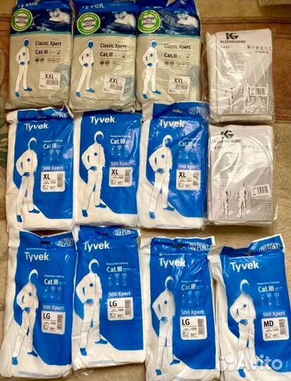 Защитные костюмы- комбинезоны Tyvek