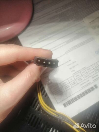 Переходник для видеокарты на 6 pin