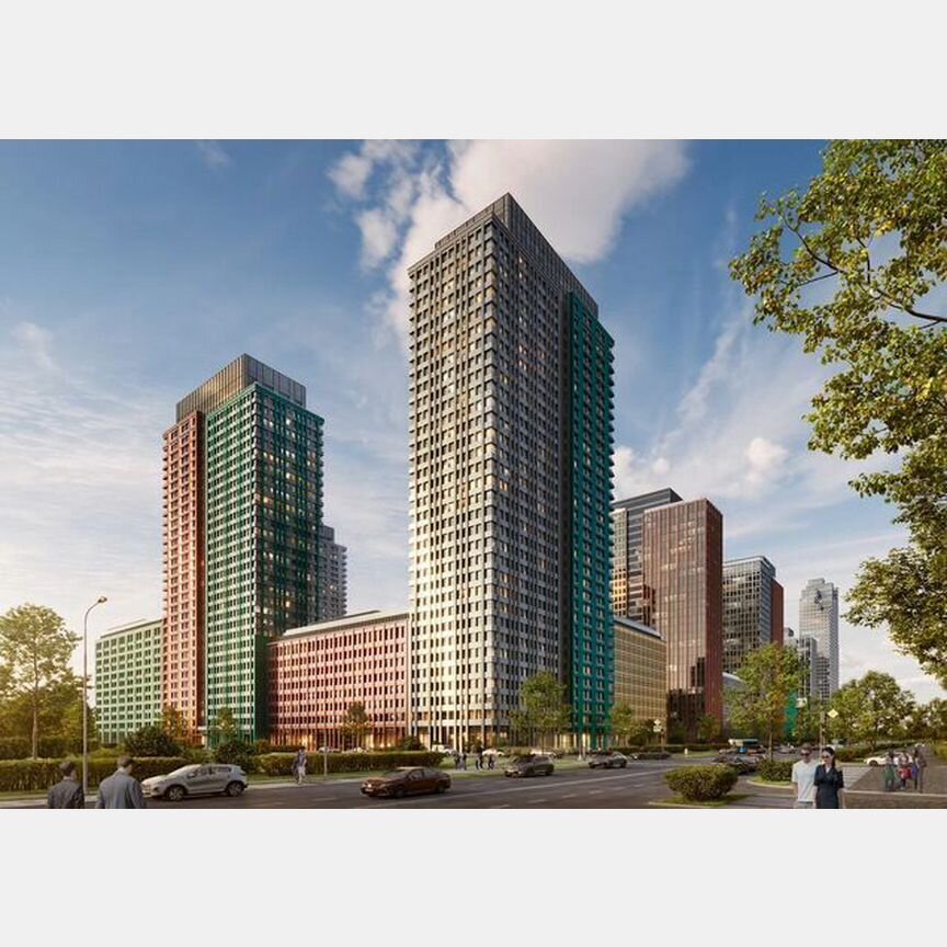 Квартира-студия, 36,3 м², 9/33 эт.