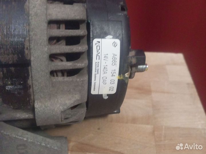 Генератор ssangyong rexton