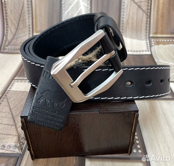 Ремень из кожи буйвола