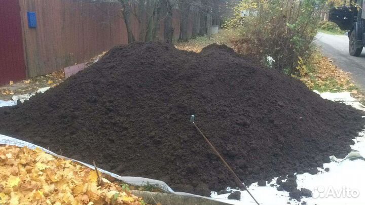 Плодородный грунт чернозем