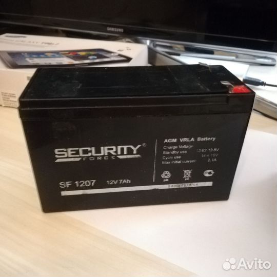 Аккумулятор 12в 7ач
