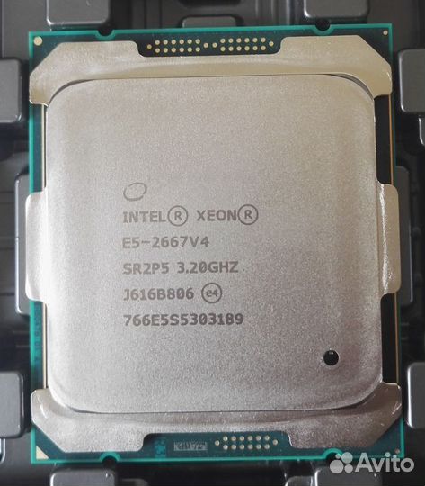 Intel Xeon e5-2667v4 8 Ядер 3.2GHz 135W 25MB