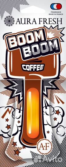 Ароматизатор aura fresh boom boom гель-капсула Cof