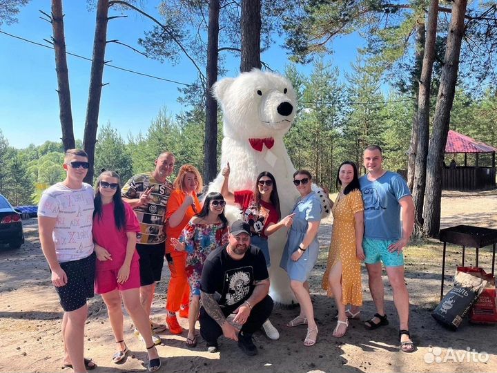 Белый Мишка Поздравления «Снежок»На праздники