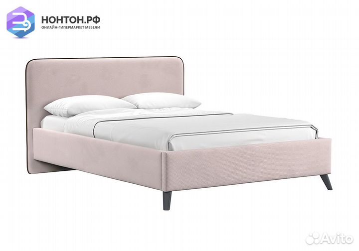 Кровать Миа светло-розовая