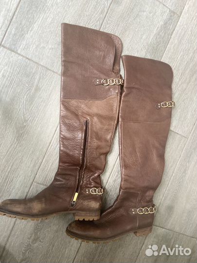 Сапоги ботфорты Casadei