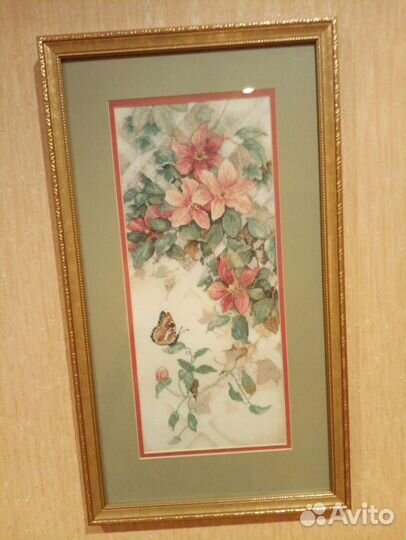 Картина вышитая крестом