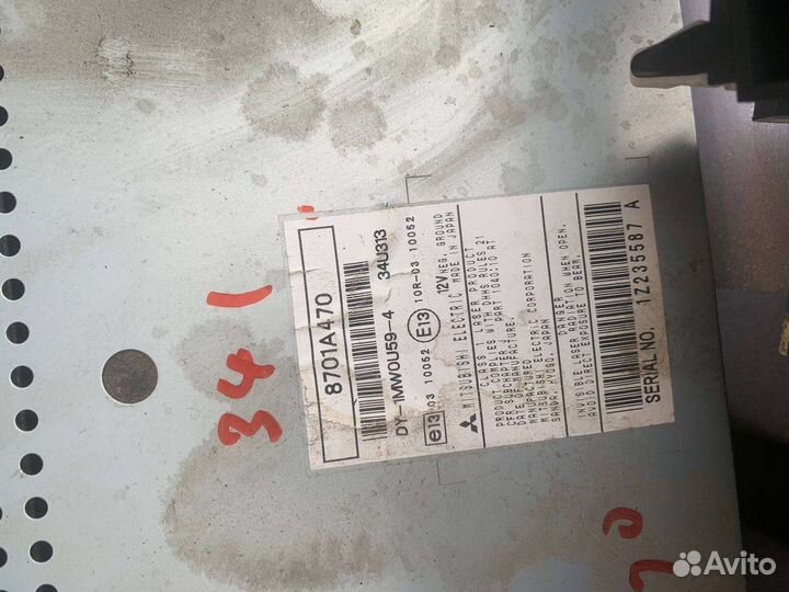 Магнитола mitsubishi asx