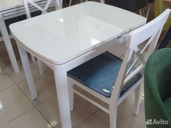 Стол кухонный Одиссей стекло 0,9 м