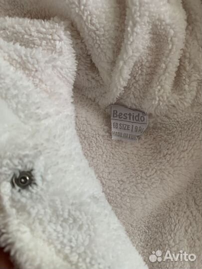 Теплый комбинезон 68