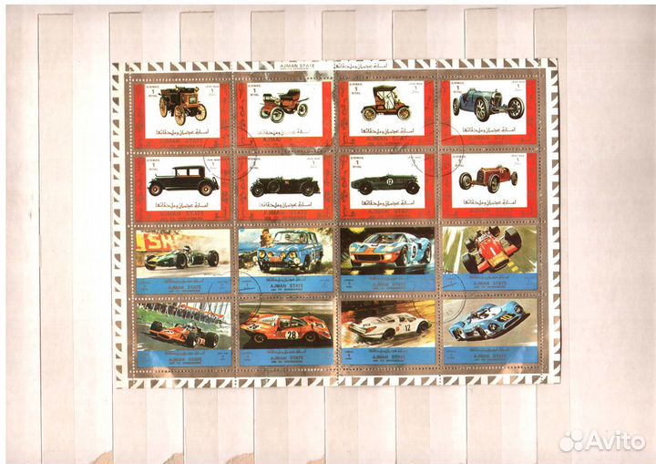 Почтовые марки разных стран 1900-1980 г.г