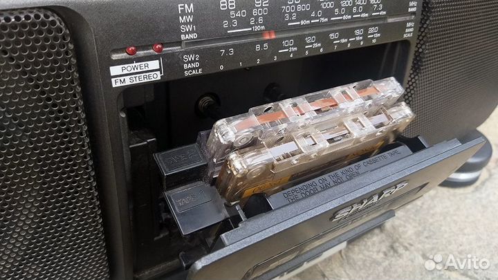 Двухкассетная магнитола Sharp WQ-T359Z(GY)