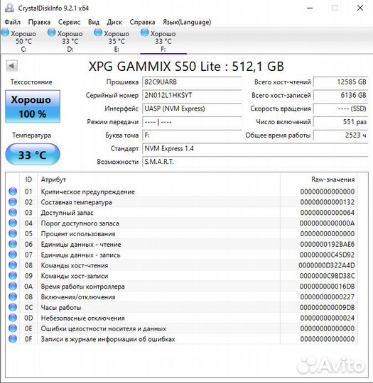 SSD Диск M.2 1Tb 512Tb
