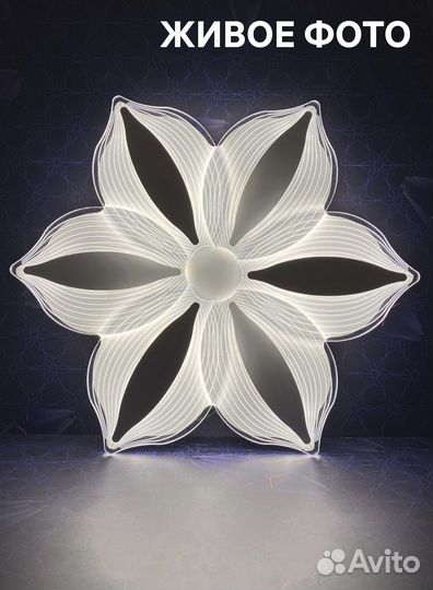 Люстра потолочная светодиодная новая