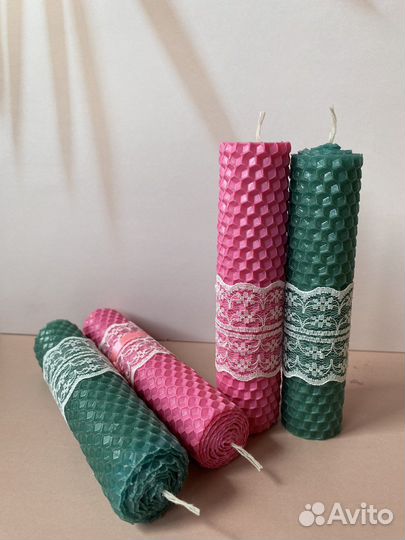 Ароматизированные свечи ручной работы