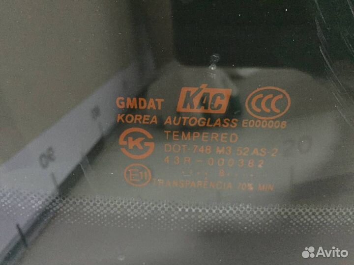 Стекло заднее Chevrolet Lacetti J200 2003-2013