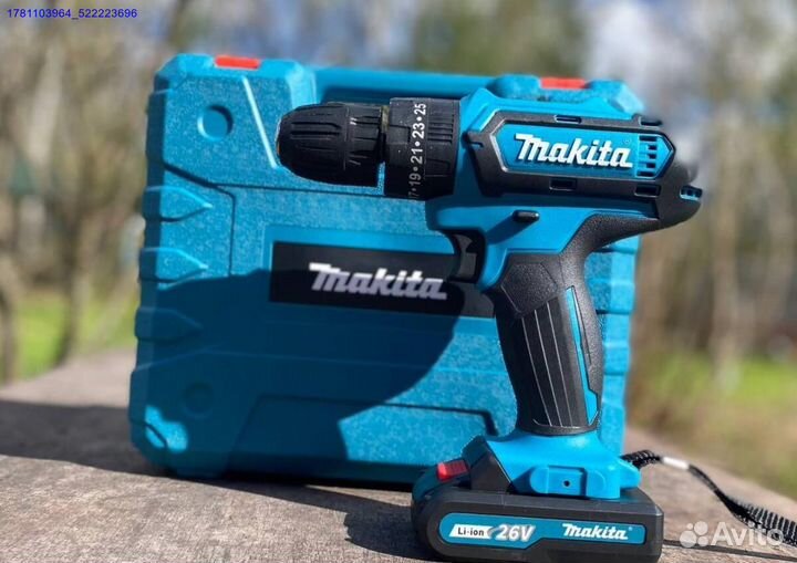 Шуруповерт Makita 26v новый
