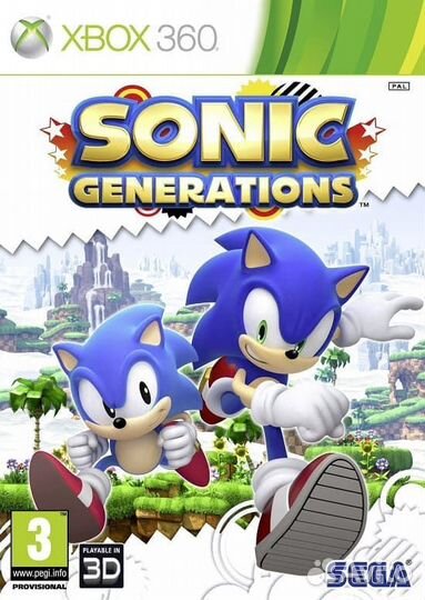 Sonic: Generations (Xbox 360, англ, бу)