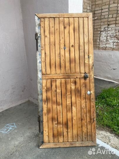 Дверь входная железная уличная бу