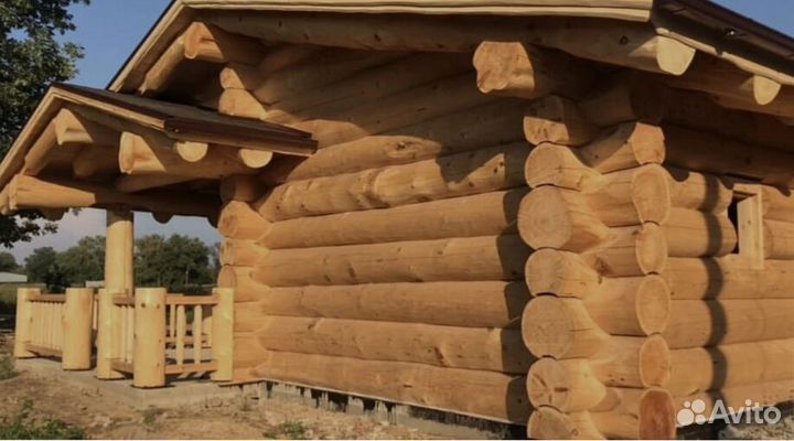 Сруб Дом-баня из бревна