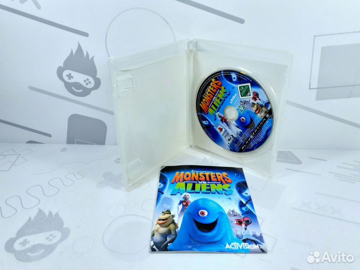 Диск для PS3 Monster vs Aliens б/у с гарантией