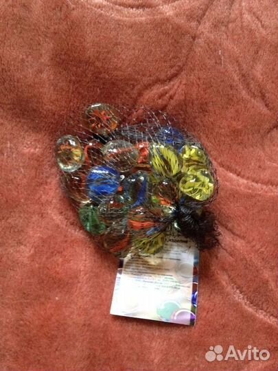 Стеклянные камушки для аквариумов и декора