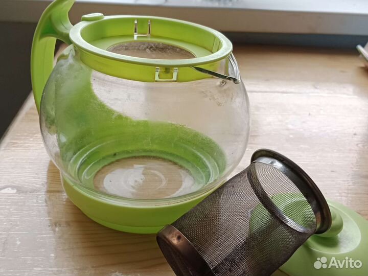 Чайник заварочный стеклянный б/у