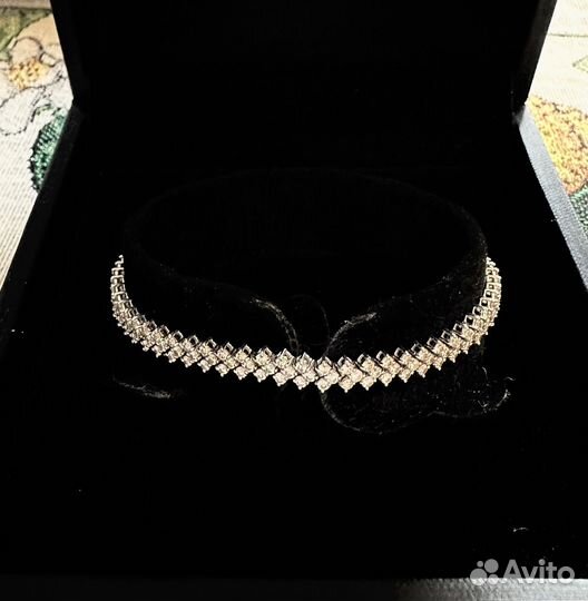 Тенисный браслет с бриллиантами