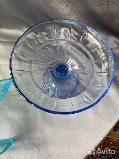 Ваза для фруктов на ножке СССР