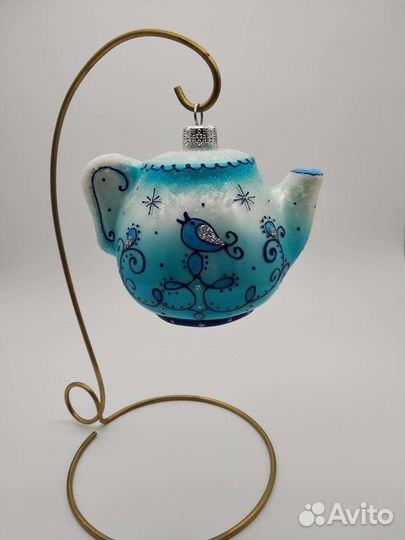 Елочная игрушка фабрики Ариель чайник