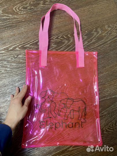 Cумка-шоппер ппрозрачная на плечо