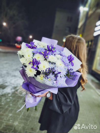 Хризантема в букете